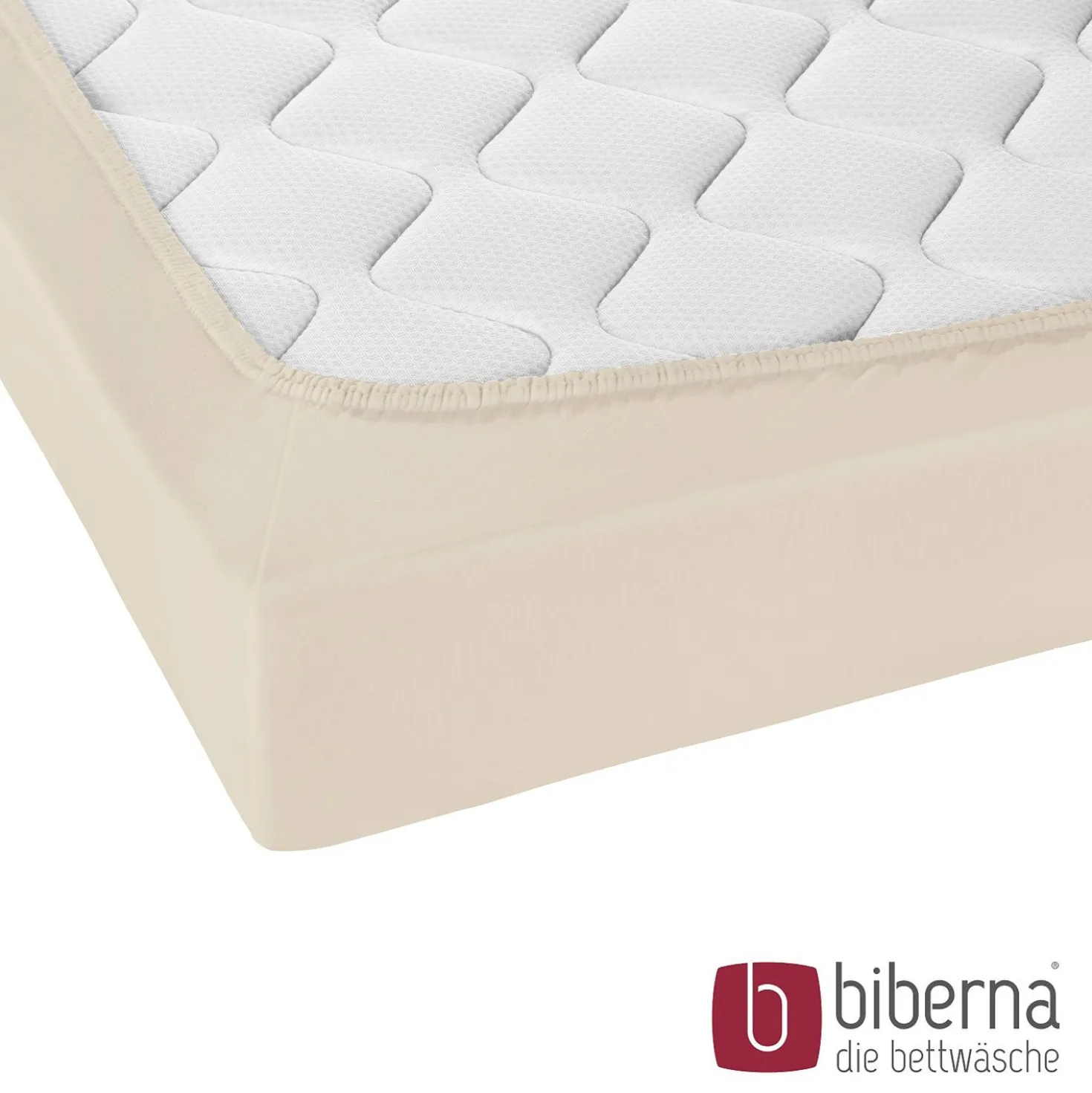 biberna Jersey-Elastic-Topper-Spannbetttuch grau, 1x 140x200 cm - 160x220 cm