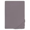 biberna Jersey-Elastic-Topper-Spannbetttuch silber/grau, 1x 140x200 cm - 160x220 cm