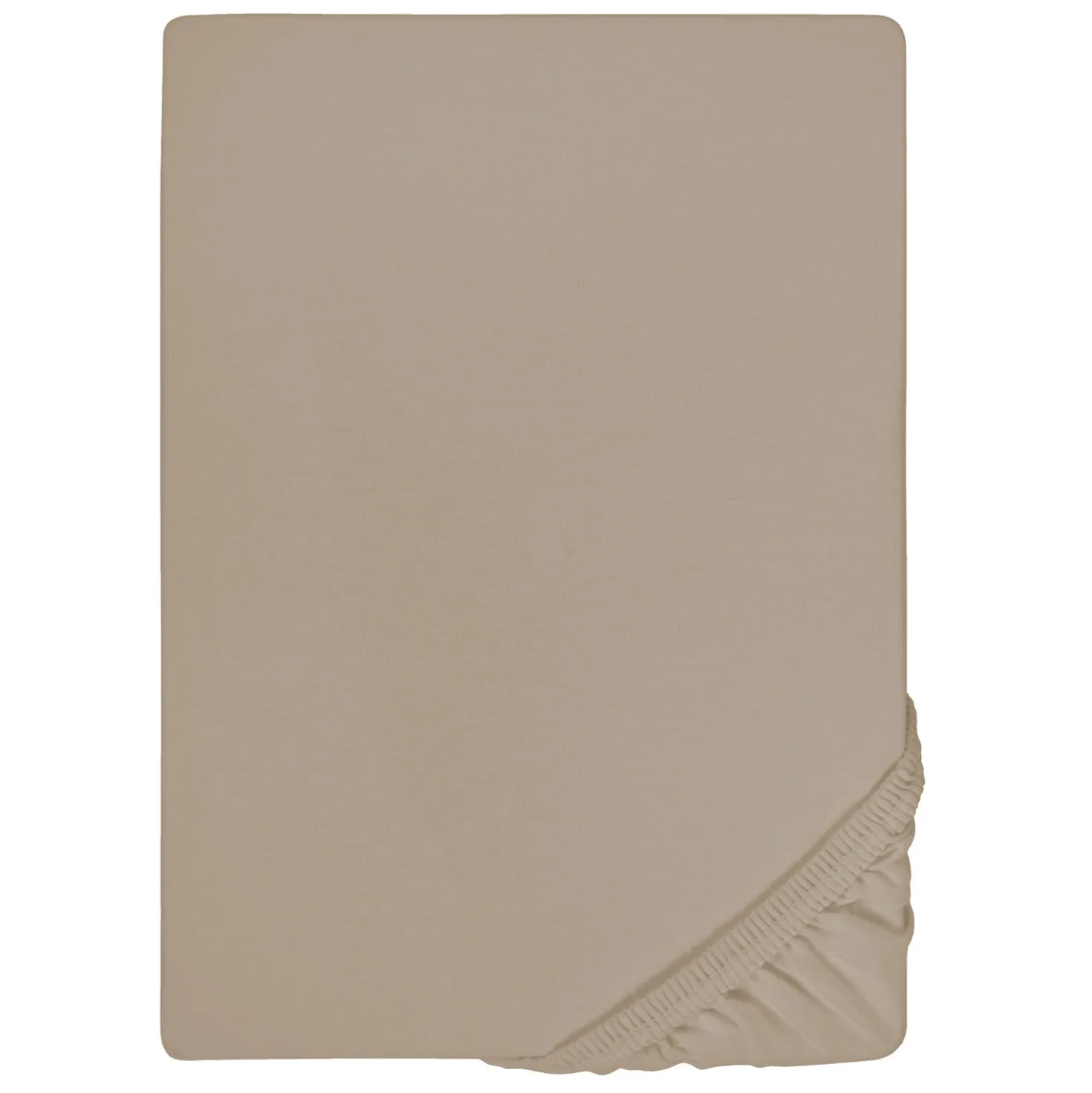 biberna Jersey-Elastic-Topper-Spannbetttuch basalt, 1x 180x200 cm - 200x220 cm