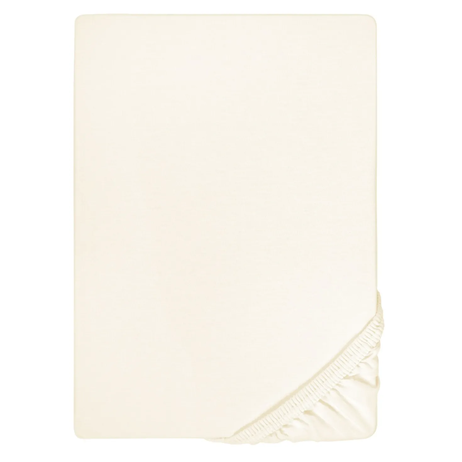biberna Jersey-Elastic-Topper-Spannbetttuch perlmutt, 1x 180x200 cm - 200x220 cm