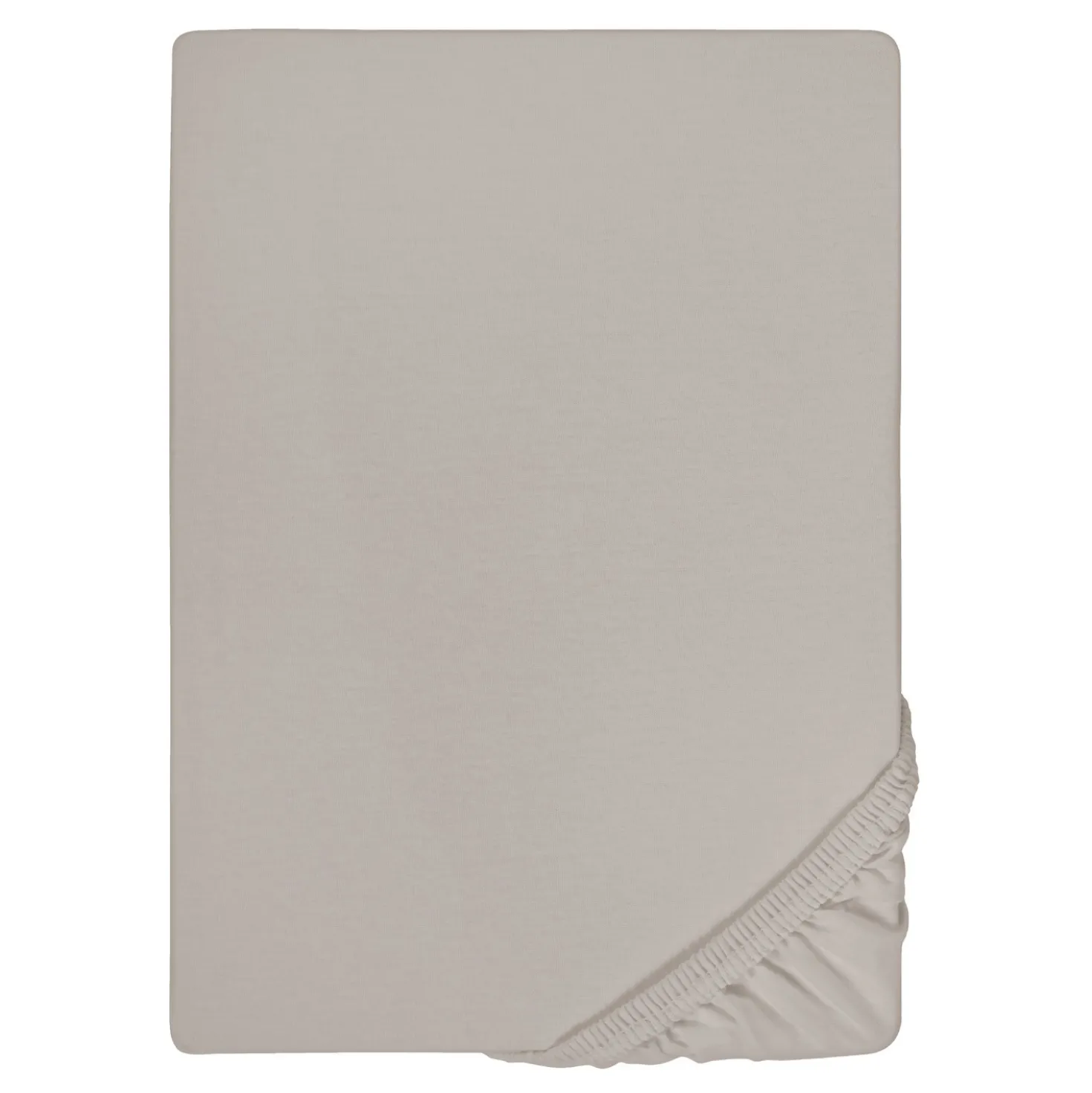 biberna Jersey-Elastic-Topper-Spannbetttuch sturmgrau, 1x 90x190 cm - 100x220 cm