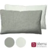 biberna Melange-Flanell Kopfkissenbezug MELANGE UNI sturmgrau, 40x60 cm