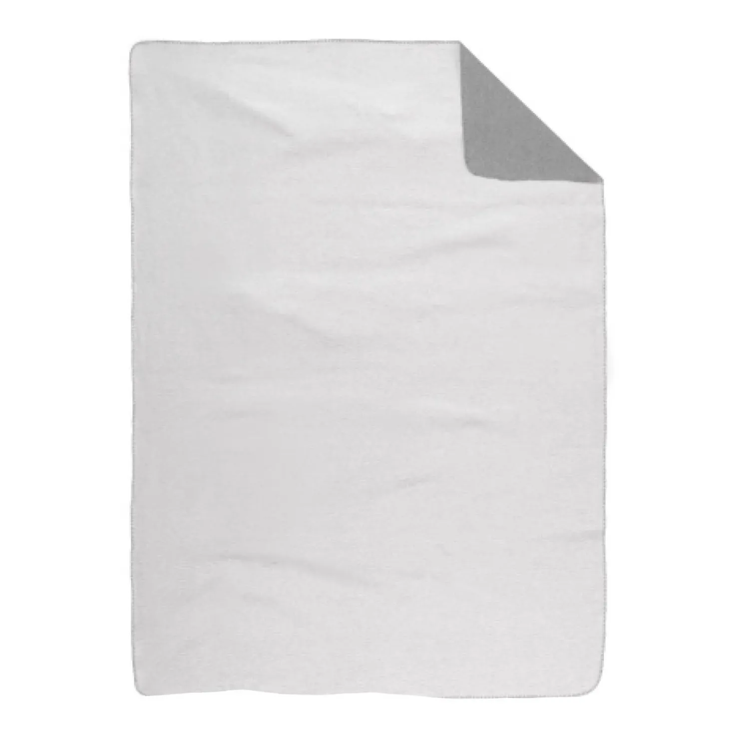 biberna Melange Wohndecke UNI grau, 1x 150x200 cm