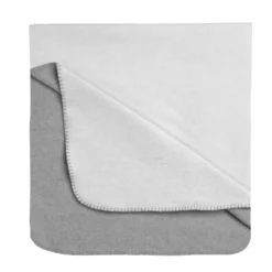 biberna Melange Wohndecke UNI grau, 1x 150x200 cm