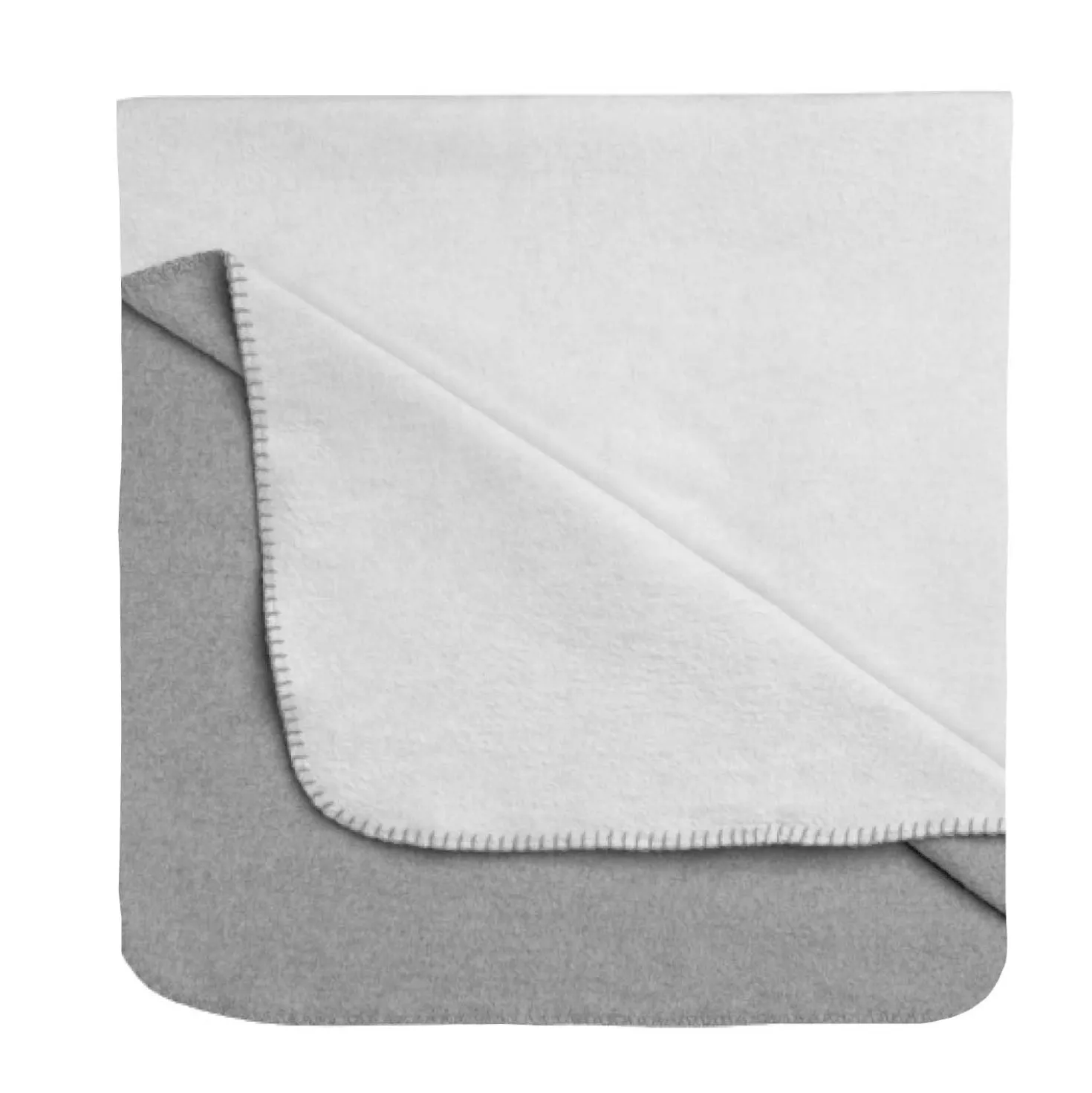 biberna Melange Wohndecke UNI grau, 1x 150x200 cm