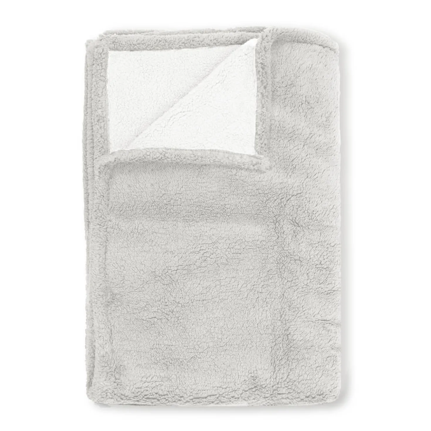 biberna Sherpa Wohndecke offwhite, 150x200 cm