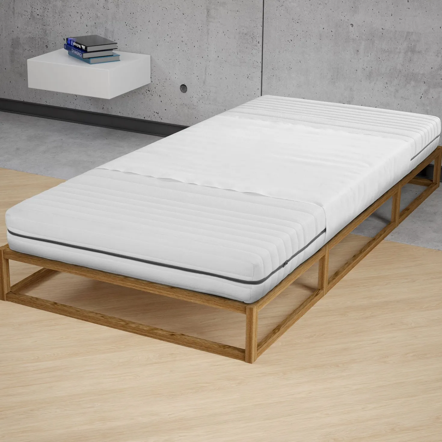 biberna Sleep & Protect Stecklaken weiß, 75x90 cm