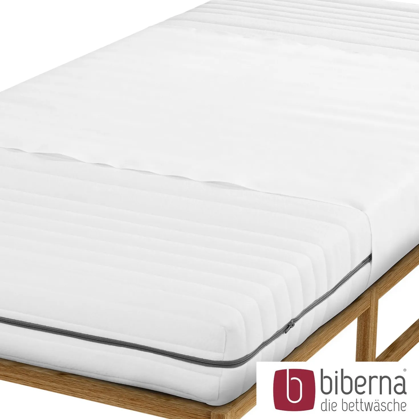 biberna Sleep & Protect Stecklaken weiß, 75x90 cm