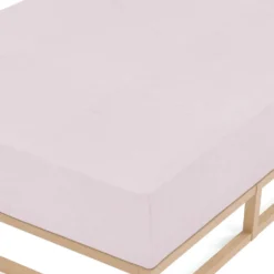 biberna Spannbetttuch Melange rose, 90x190 cm - 100x200 cm