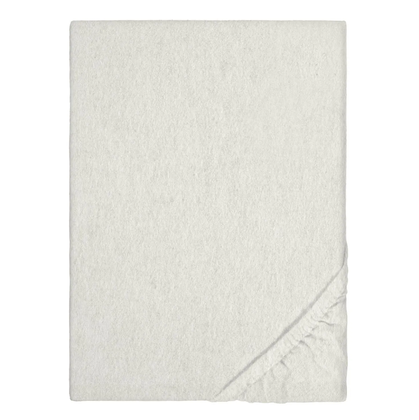 biberna Spannbetttuch Melange uni grau, 1x 140x200 cm - 160x200 cm