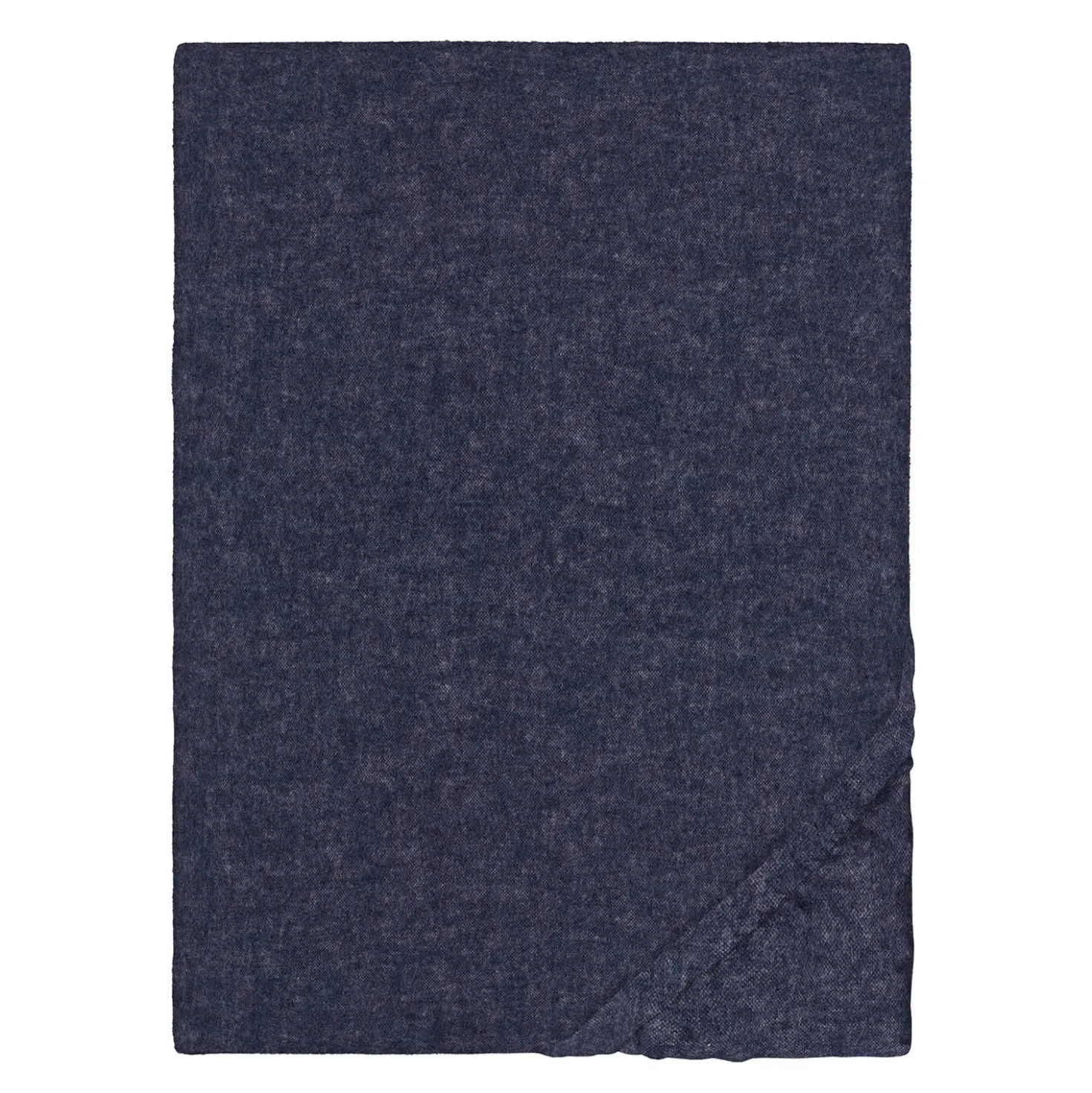 biberna Spannbetttuch Melange uni marine, 1x 140x200 cm - 160x200 cm