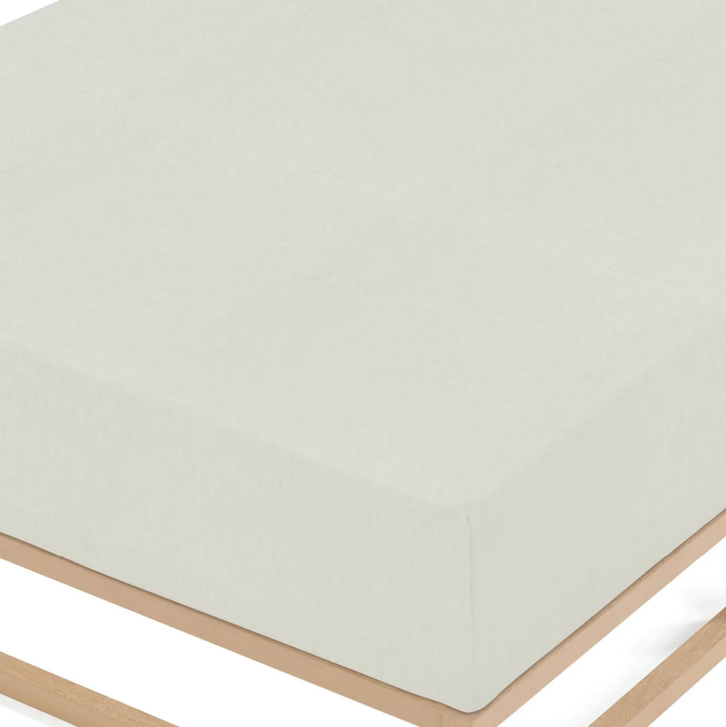 biberna Spannbetttuch Melange uni grau, 1x 90x190 cm - 100x200 cm