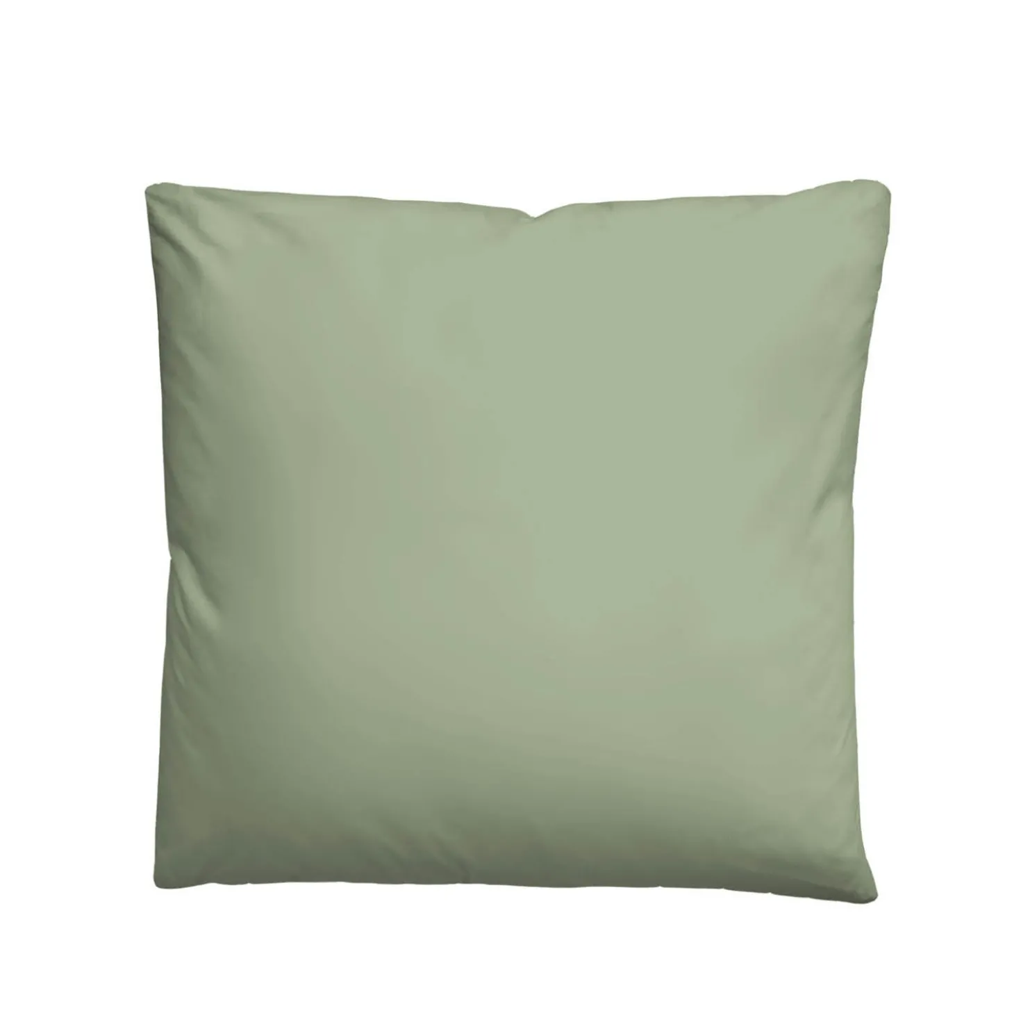 biberna Tencel-Flanell Bettwäsche uni oliv, 155x220 cm + 80x80 cm