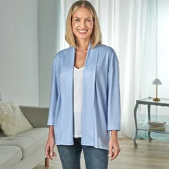 Cardigan hellblau Amélie di Santi