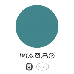 Castell Baumwoll Renforce Bettwäsche Karo-Streifen türkis, 1x 155x220 cm + 1x 80x80 cm