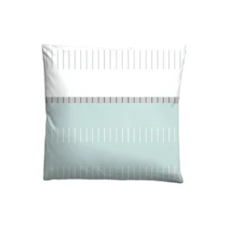 Castell Baumwoll Renforce Bettwäsche Striche ciel, 1x 135x200 cm + 1x 80x80 cm