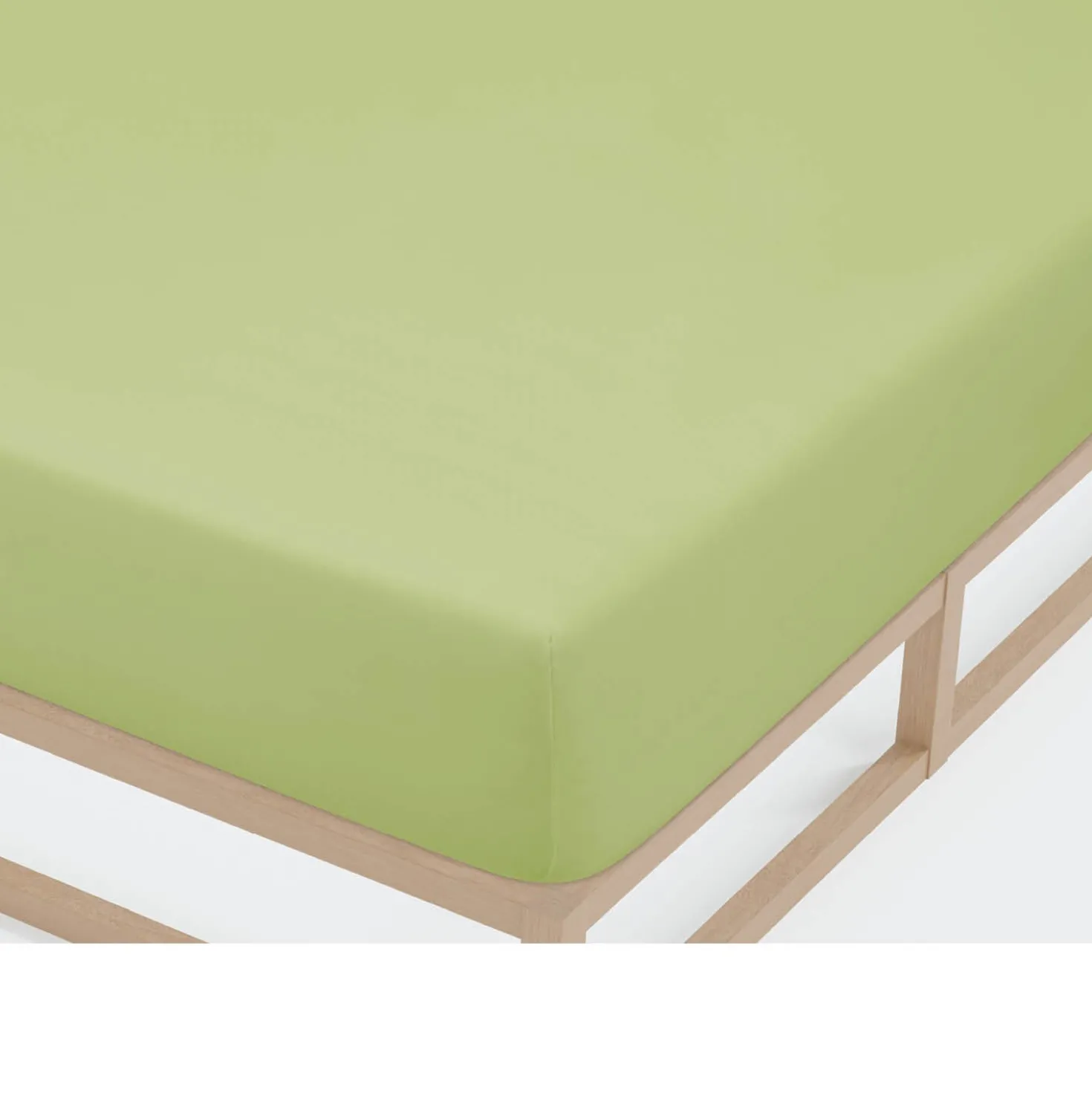 Castell Jersey-Stretch-Spannbetttuch pistaziengrün, 1x 120x200 cm