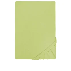 Castell Jersey-Stretch-Spannbetttuch pistaziengrün, 1x 140-160 x 200 cm