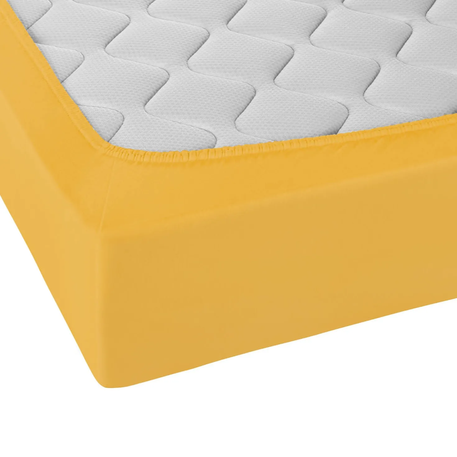 Castell Jersey-Stretch-Spannbetttuch honig, 1x 140x200 cm - 160x200 cm