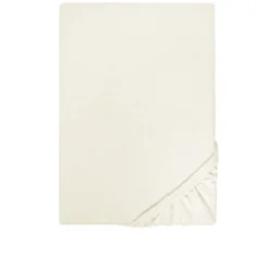Castell Jersey-Stretch-Spannbetttuch natur, 1x 140x200 cm - 160x200 cm