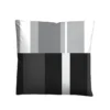 Castell Polycotton Renforce Bettwäsche Streifen schwarz, 1x 155x220 cm + 1x 80x80 cm