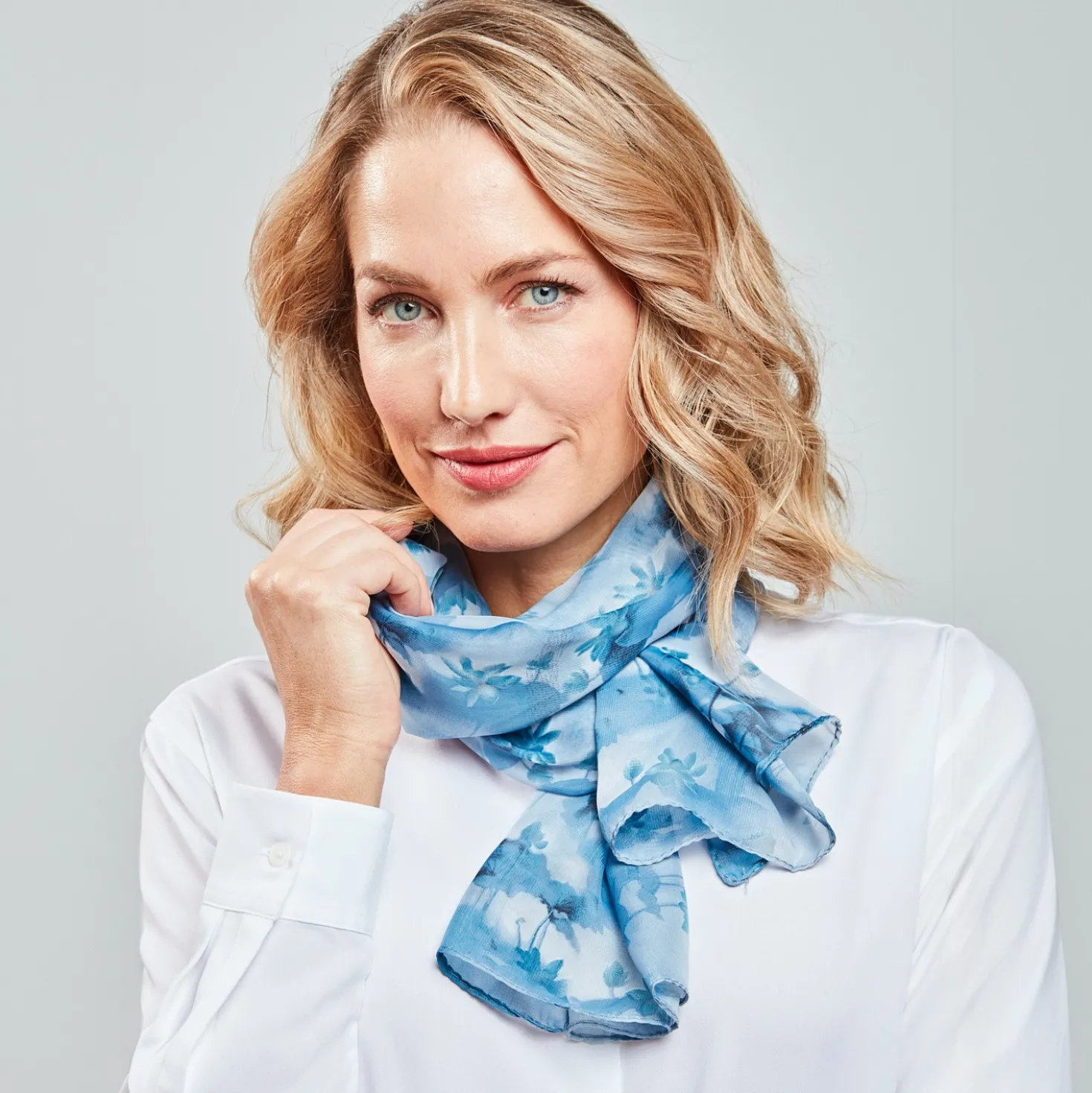Chiffon-Schal "Meeresbrise"