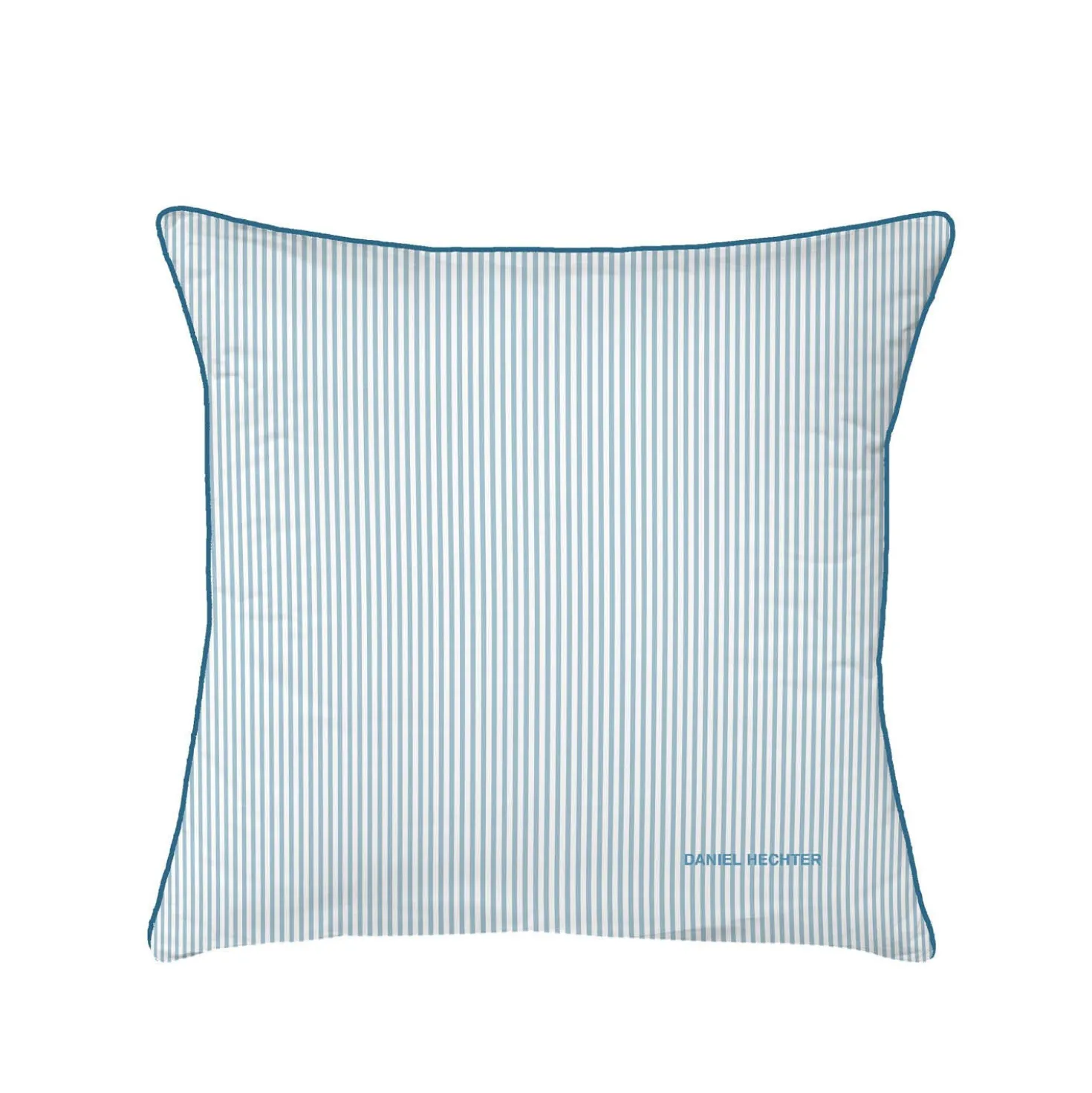 Daniel Hechter Satin Bettwäsche taubenblau, 1x 155x220 cm + 1x 80x80 cm