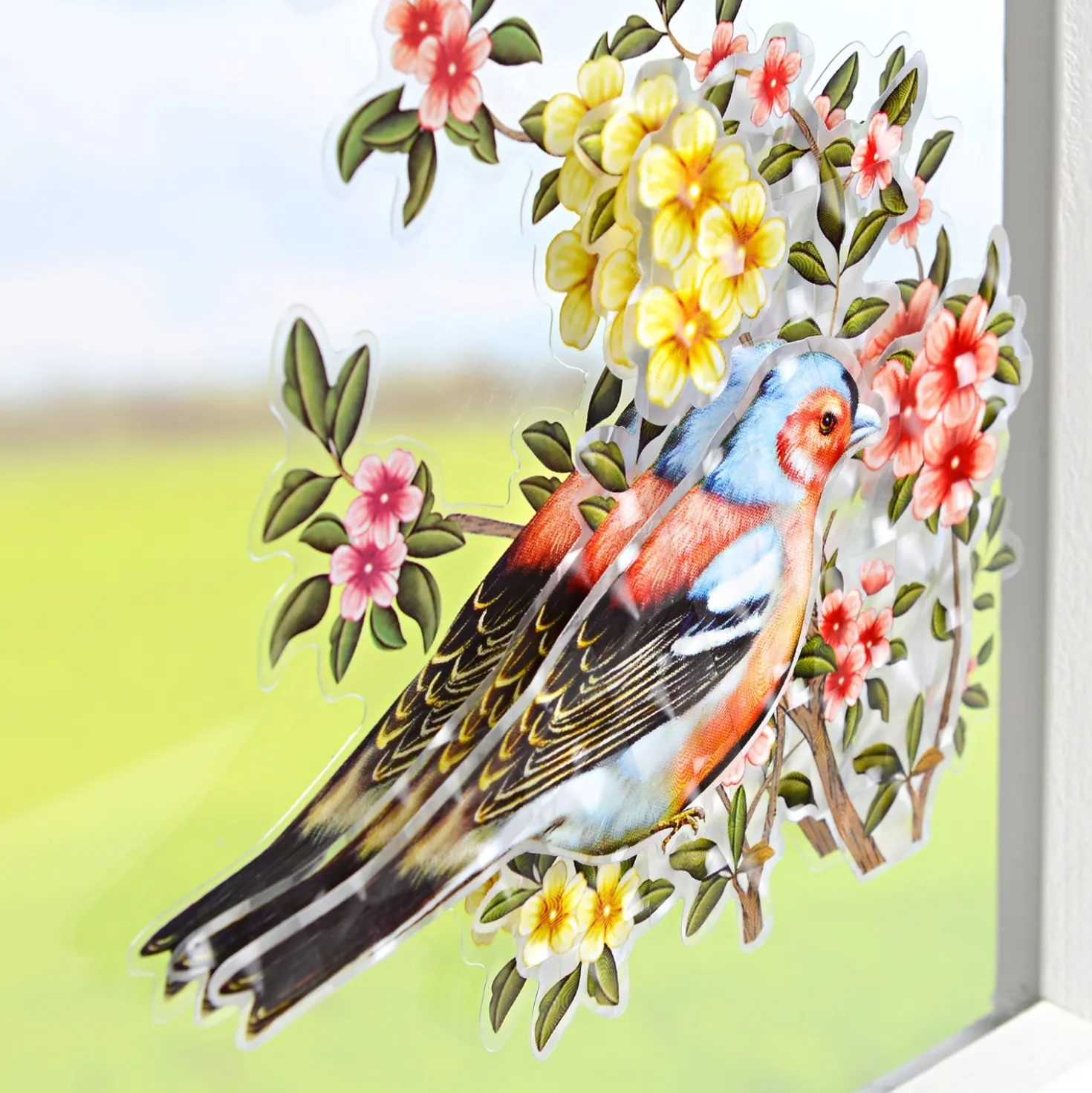3D Fensterbild "Blütenzauber"