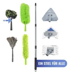 Eck-Staubbürste mit Teleskopstiel MAXIMEX