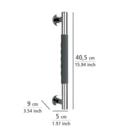 Edelstahl Wandhaltegriff „Secura“ 40,5 cm WENKO