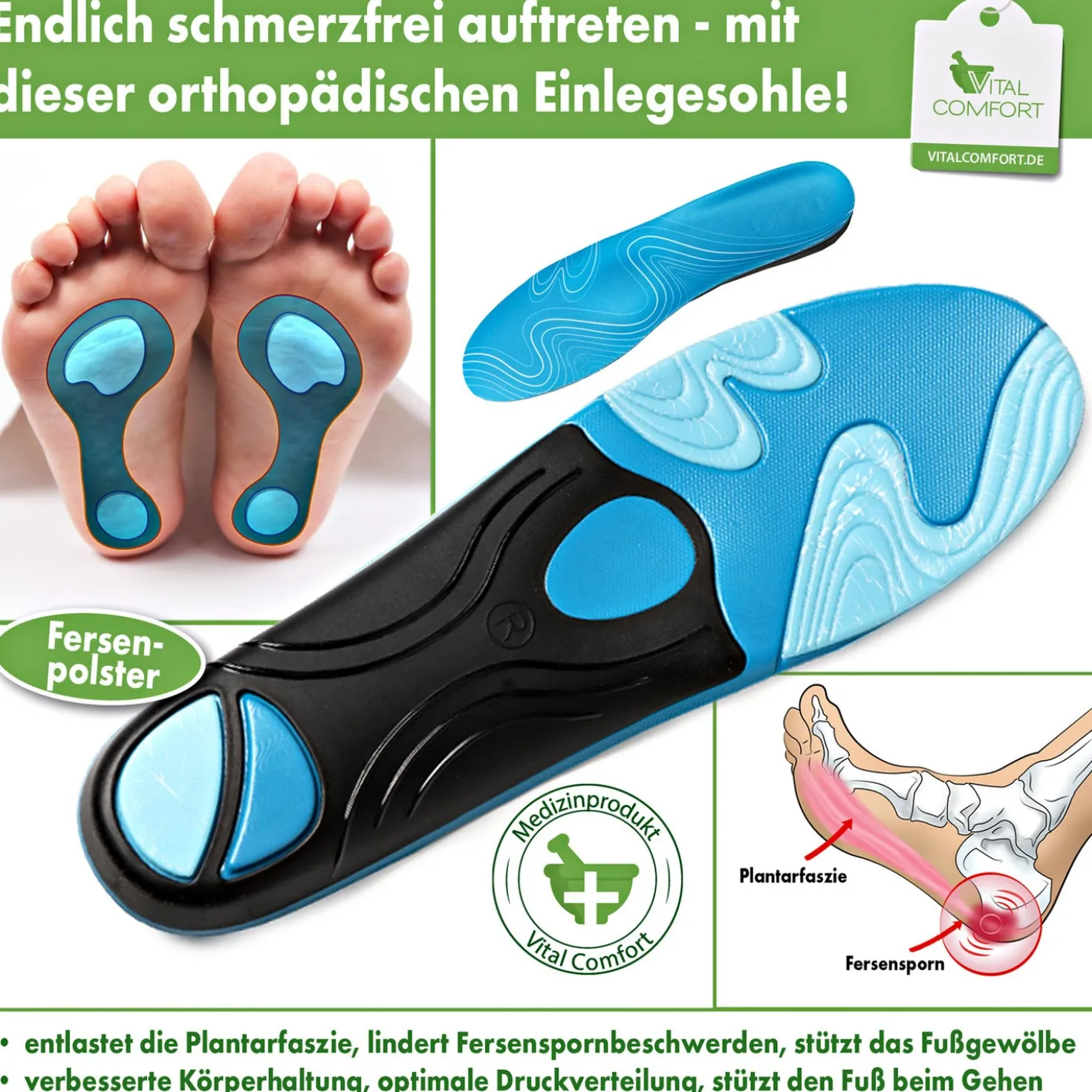 Einlegesohlen Vital Comfort