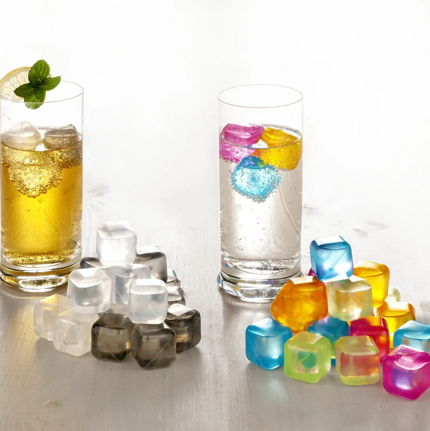 Eiswürfel bunt, 20er-Set