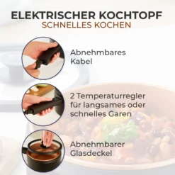 Elektrischer Kochtopf Basilico