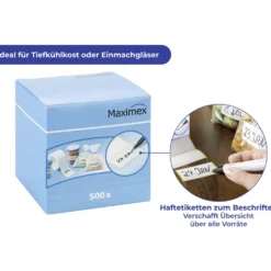 Etiketten-Ex & Haftetiketten 4-teilig MAXIMEX