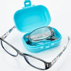 Faltbare Lesebrille inkl. Etui, 4 Dioptrien