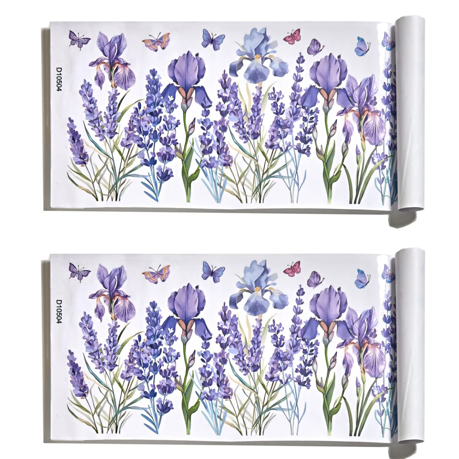 Fensterbild "Lavendel" selbstklebend 2er-Set Eldo