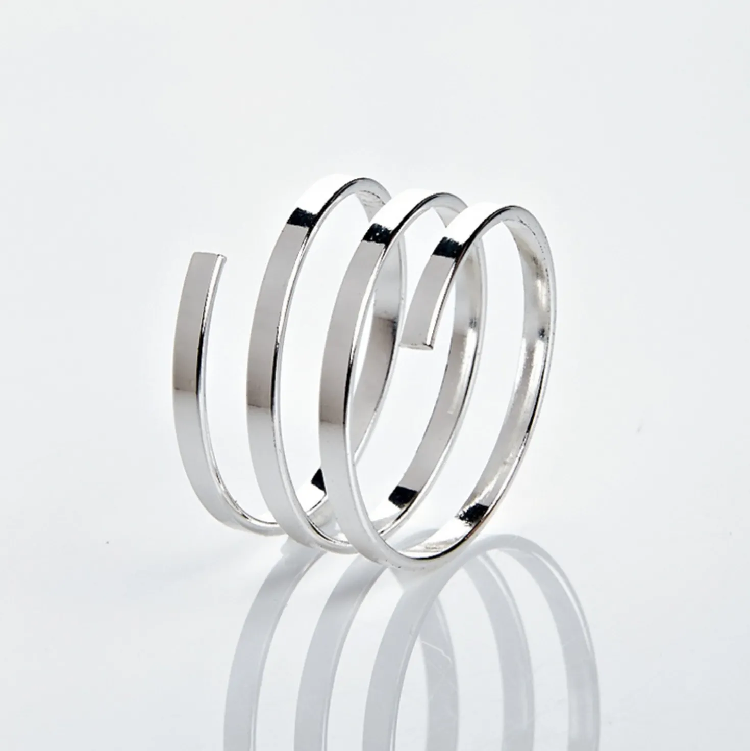 Fett-Reduzier-Ring silberfarben