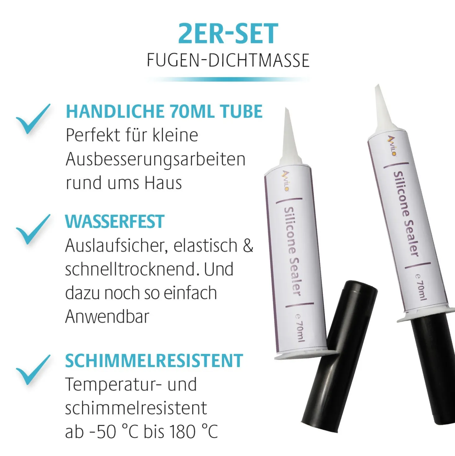 Fugen-Dichtmasse 2er-Set