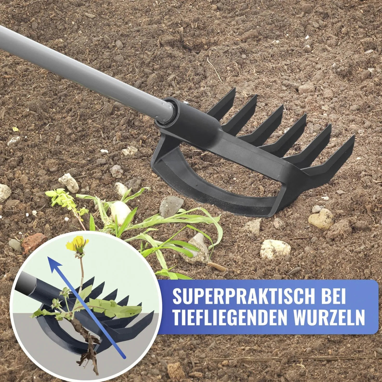 Gartenhacke & Kultivator 2-in-1 MAXIMEX