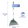 Gartenrechen mit Teleskopstiel MAXIMEX