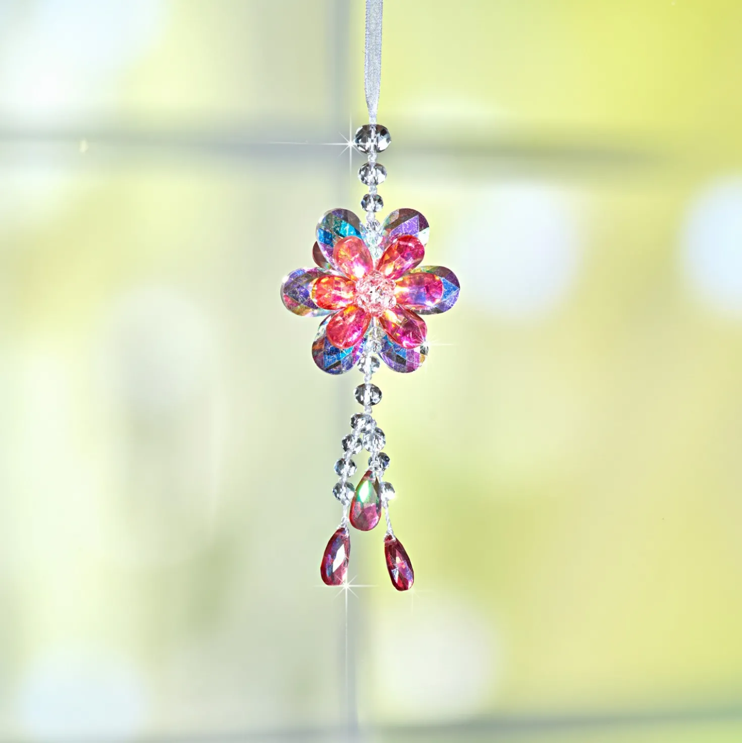 Glashänger "Blüte" rosa Eldo