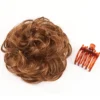 Haar-Band mit Clip mittelbraun