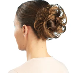 Haar-Band mit Clip mittelbraun