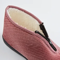 Hausschuh knöchelhoch Bootie puderrosa