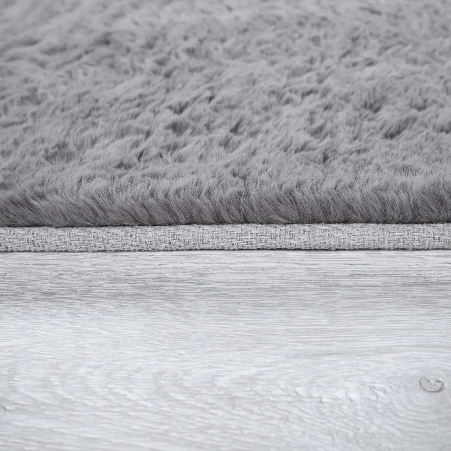 Hochflor-Teppich RABBIT 780 Anthrazit Rund Paco Home