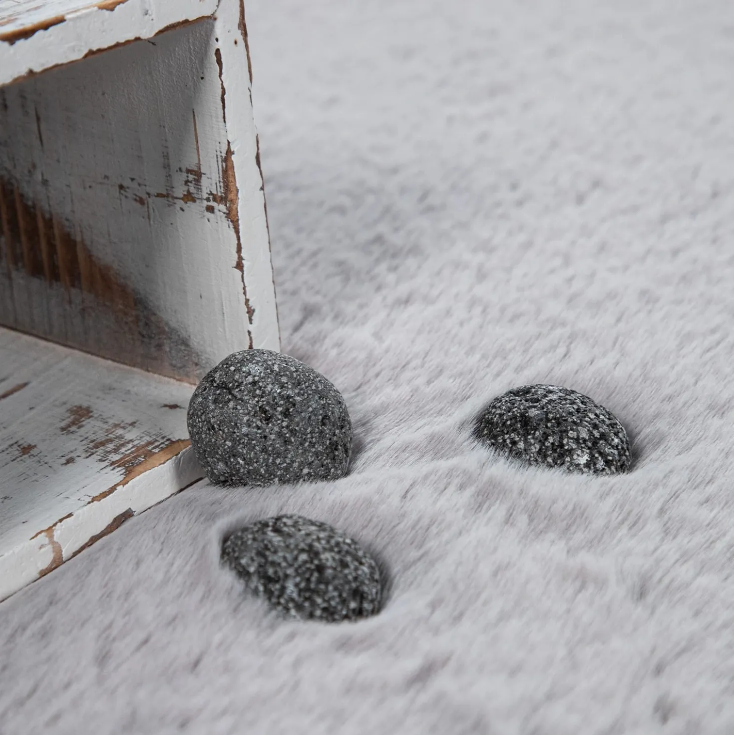 Hochflor-Teppich RABBIT 780 Grau Rund Paco Home