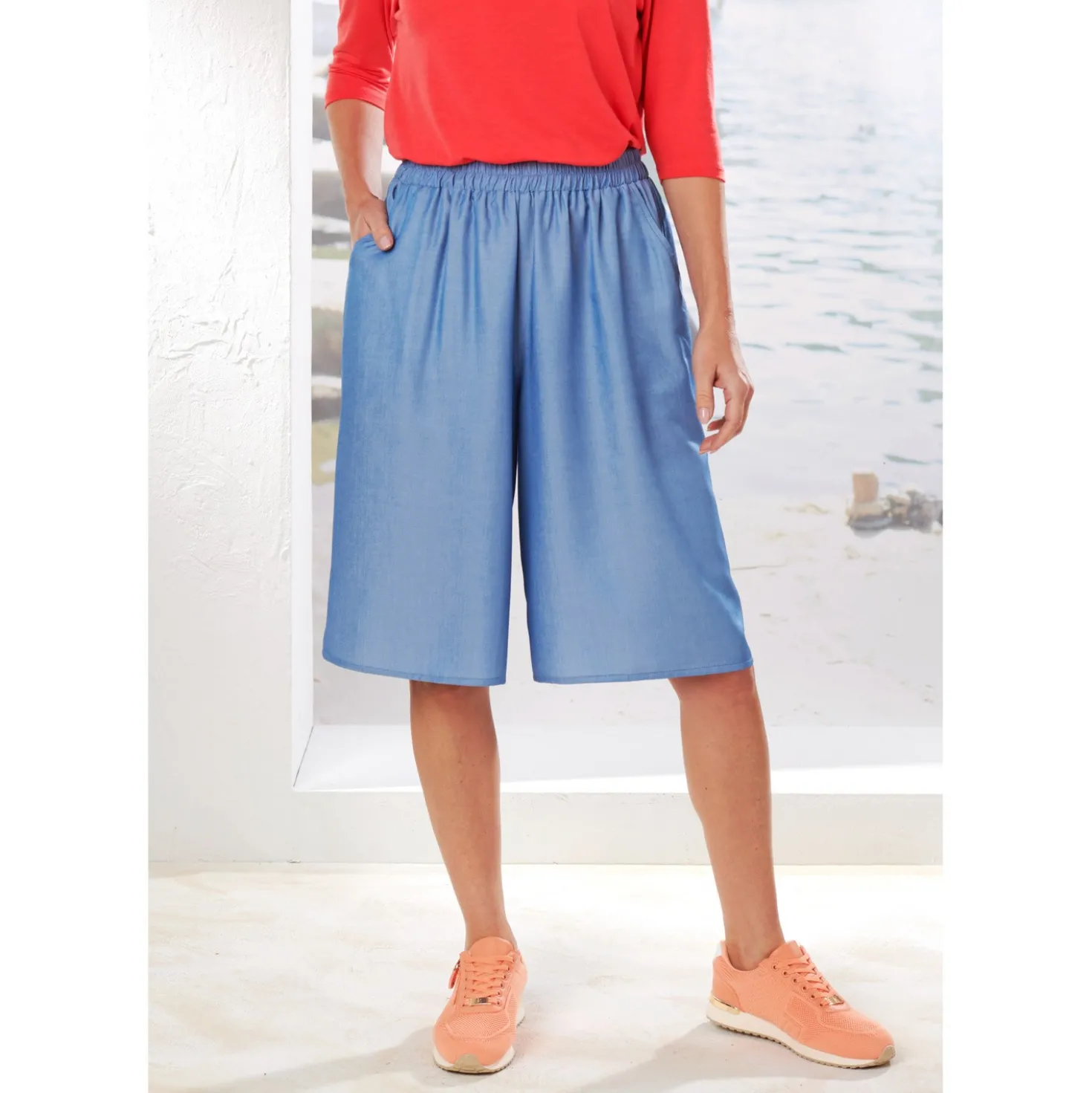 Hosenrock "Jeans" lightblue