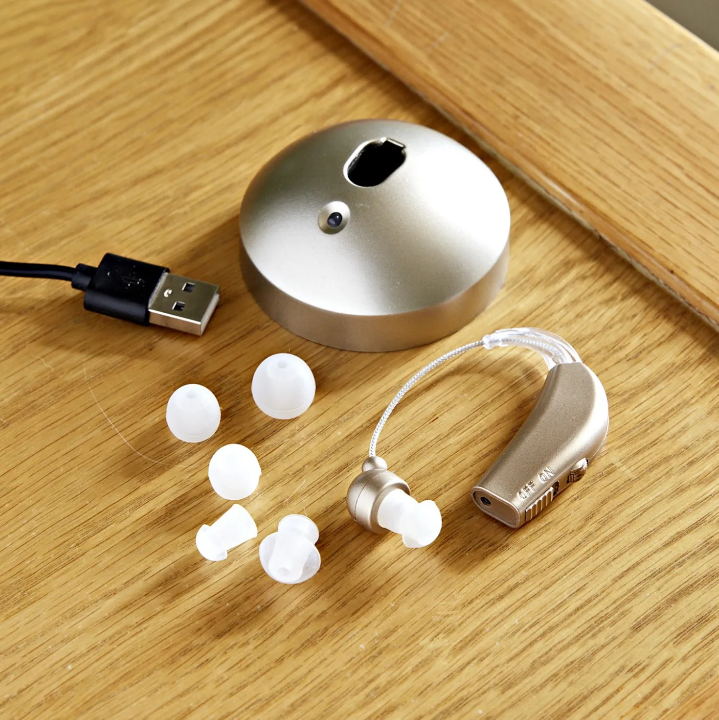 Hörhilfe Außenohr mit USB