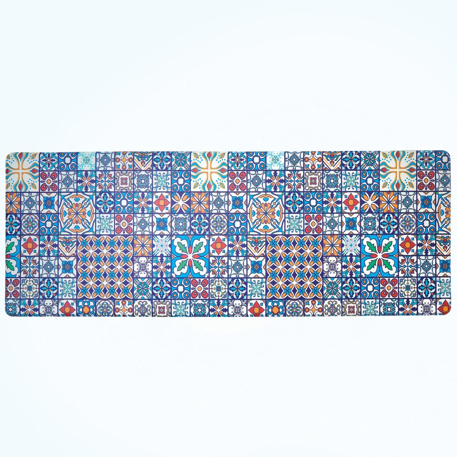 Küchenläufer Blumendesign Antirutsch 120x45cm