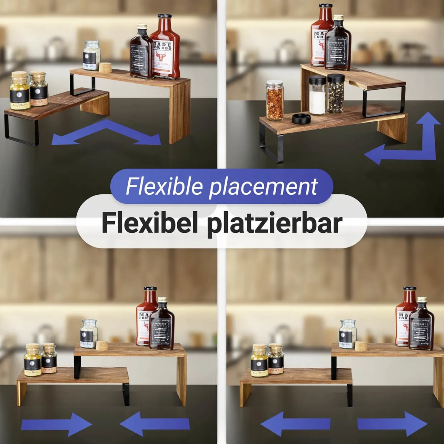 Küchenregal Vali Akazie WENKO